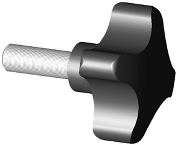 Star knob screw