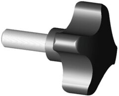 Star knob screw